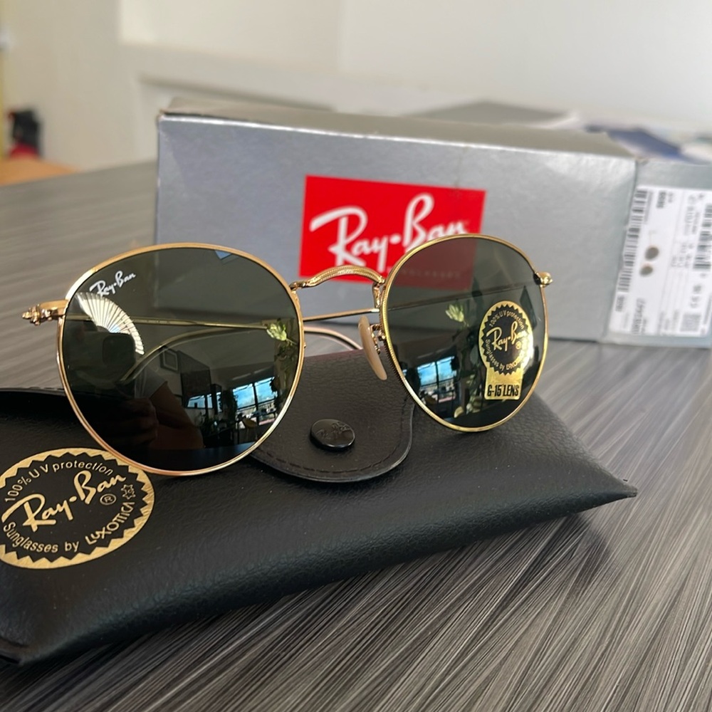 Authentic Ray-Ban Round Sunglasses RB3447